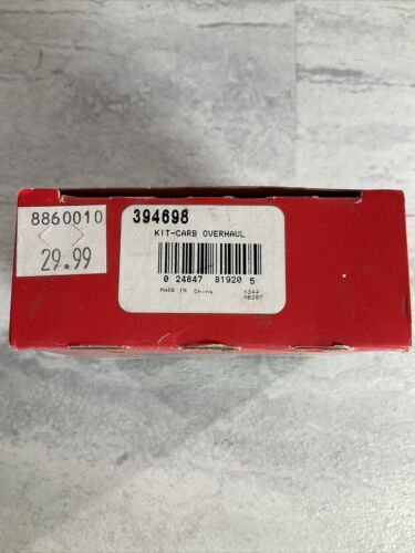 NOS Genuine Briggs & Stratton 394698 Carburetor Rebuild Kit (6922772349111)